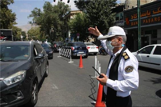 استقرار نیروهای پلیس در مراسم پیاده روی جاماندگان اربعین