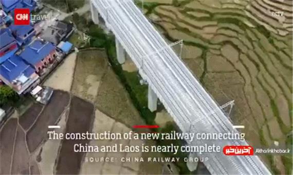 راه‌آهنی به طول هزار کیلومتر که به‌زودی چین را به لائوس متصل می‌کند