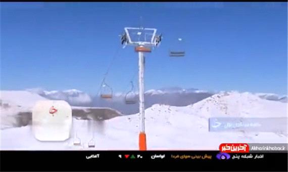 بارش اولین برف پاییزی در ارتفاعات تهران و حال و هوای مردم