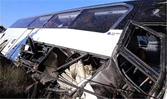 واژگونی خونین اتوبوس در آذربایجان شرقی
