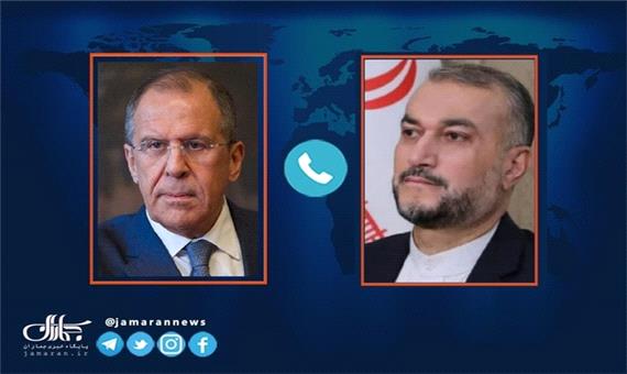 امیرعبداللهیان به وزیر خارجه روسیه: اگر آمریکایی ها منطقی عمل کنند، توافق در دسترس خواهد بود/ ایران از هر تلاش دیپلماتیک برای حل مناقشه اوکراین حمایت می کند