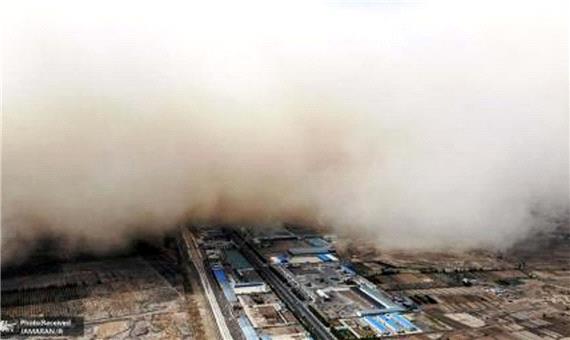 طوفان شن وحشتناک در چین
