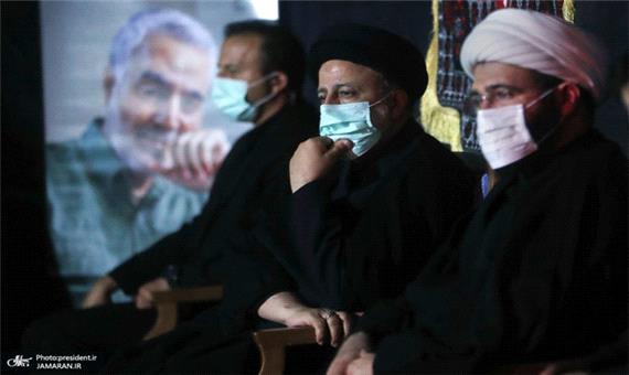 مراسم سوگواری شب عاشورای حسینی در نهاد ریاست جمهوری با حضور رئیسی/ گزارش تصویری