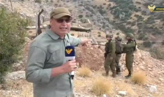 ایستادگی شجاعانه خبرنگار لبنانی برابر سربازان و تانک اسرائیلی