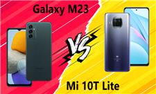 مقایسه گوشی‌های شیائومی Mi 10T Lite و سامسونگ Galaxy M23