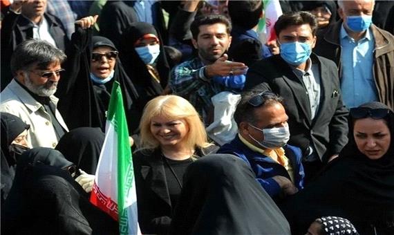 روایت «شاهد عینی» از ماجرای حضور زن بی‌حجاب در راهپیمایی 13 آبان