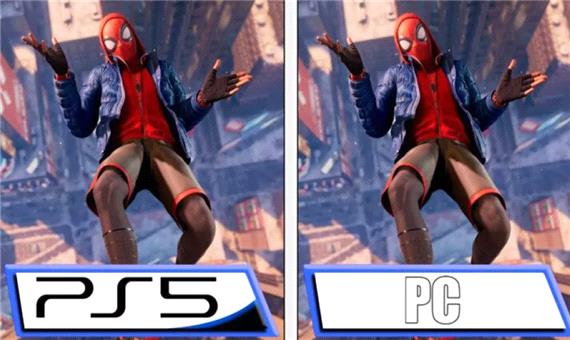 ویدیو مقایسه Spider-Man Miles Morales PC و نسخه PS5
