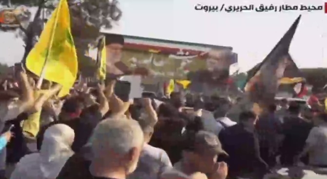 استقبال پرشور لبنانی‌ها از دبیر شورای عالی امنیت ملی در بیروت