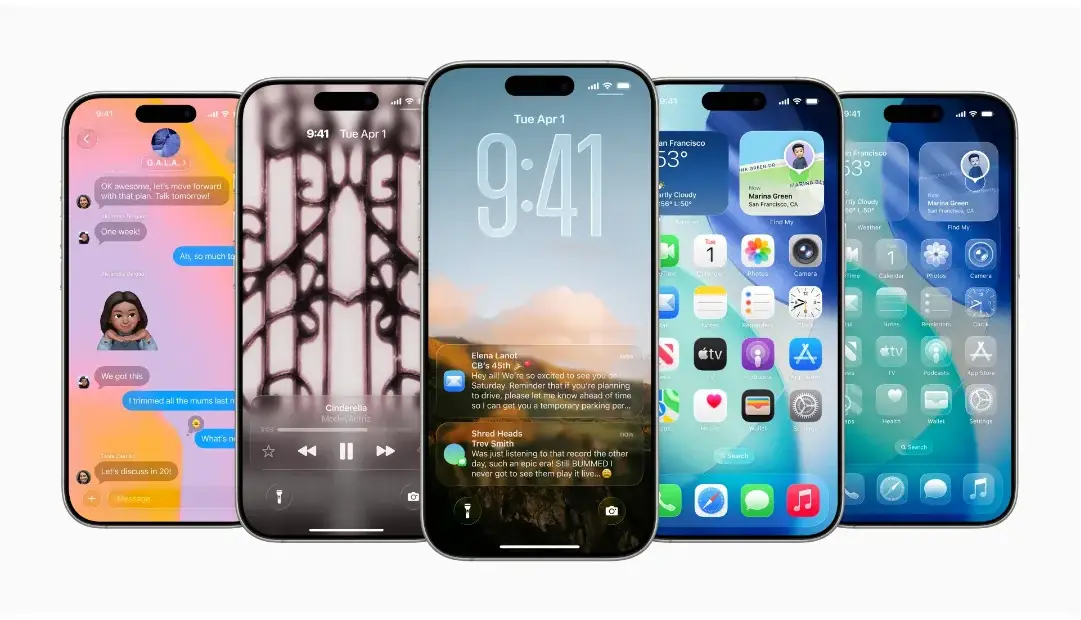 آیفون تمام‌شیشه‌ای و بدون حاشیه؛ iOS 26 به تولید گوشی بعدی اپل اشاره دارد؟