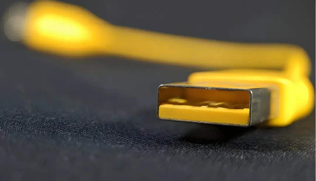 رنگ زرد کابل USB چه معنایی دارد؟