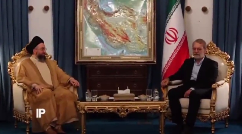 عمار حکیم با لاریجانی دیدار کرد