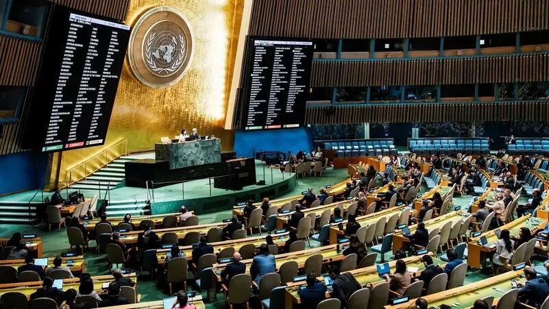تصویب قطعنامه‌ تشکیل کشور فلسطین در مجمع عمومی سازمان ملل