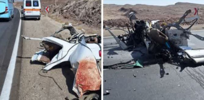 تصادف هولناک پارس با تریلی؛ ۵ نفر کشته شدند