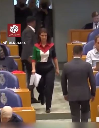 لباسی که پارلمان هلند را به هم ریخت