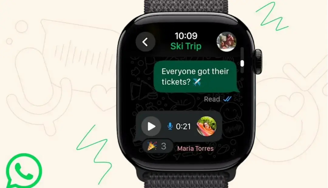 نسخه اپل واچ واتساپ سرانجام منتشر شد