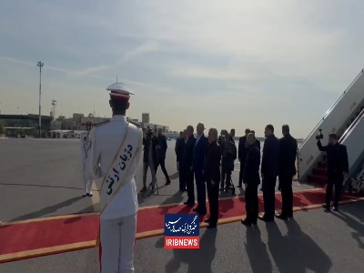 بدرقه رئیس مجلس پیش از سفر به اسلام آباد