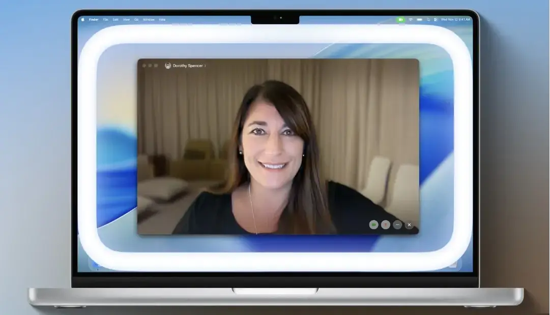 لپ‌تاپ‌های اپل با روشی خلاقانه، نمایشگر را به رینگ‌لایت تبدیل می‌کنند!