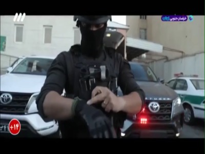 فیلمی از دستگیری یکی از مظنونان پرونده درگیری پارک ارم