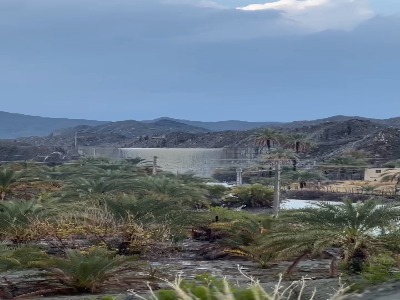 سد بشاگرد سرریز شد