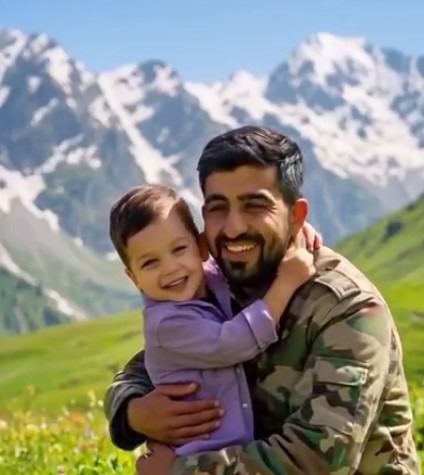 نوشته مرزبان شهید در آخرین لحظات؛ مراقب پسرم باشید، تازه یاد گرفته بگه بابا