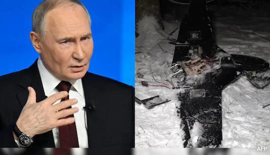 روایت روسیه از حمله سنگین پهپادی اوکراین برای ترور پوتین