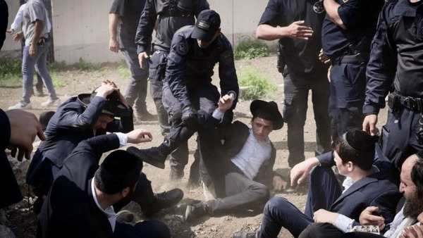 پلیس اسرائیل، اعتراضات حریدی‌ها را سرکوب کرد