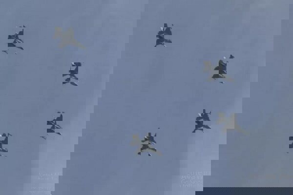 پرواز گسترده جنگنده‌های رژیم صهیونیستی در جنوب سوریه