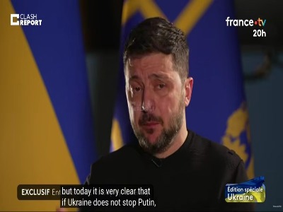 زلنسکی: مقابل پوتین ایستادگی نکنیم، به اروپا حمله میکند!