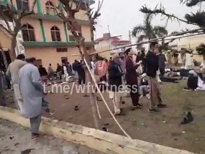 انفجار مهیب در مسجد شیعیان در پاکستان