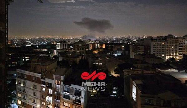 حریق کارگاه نجاری در خیابان قدوسی تهران