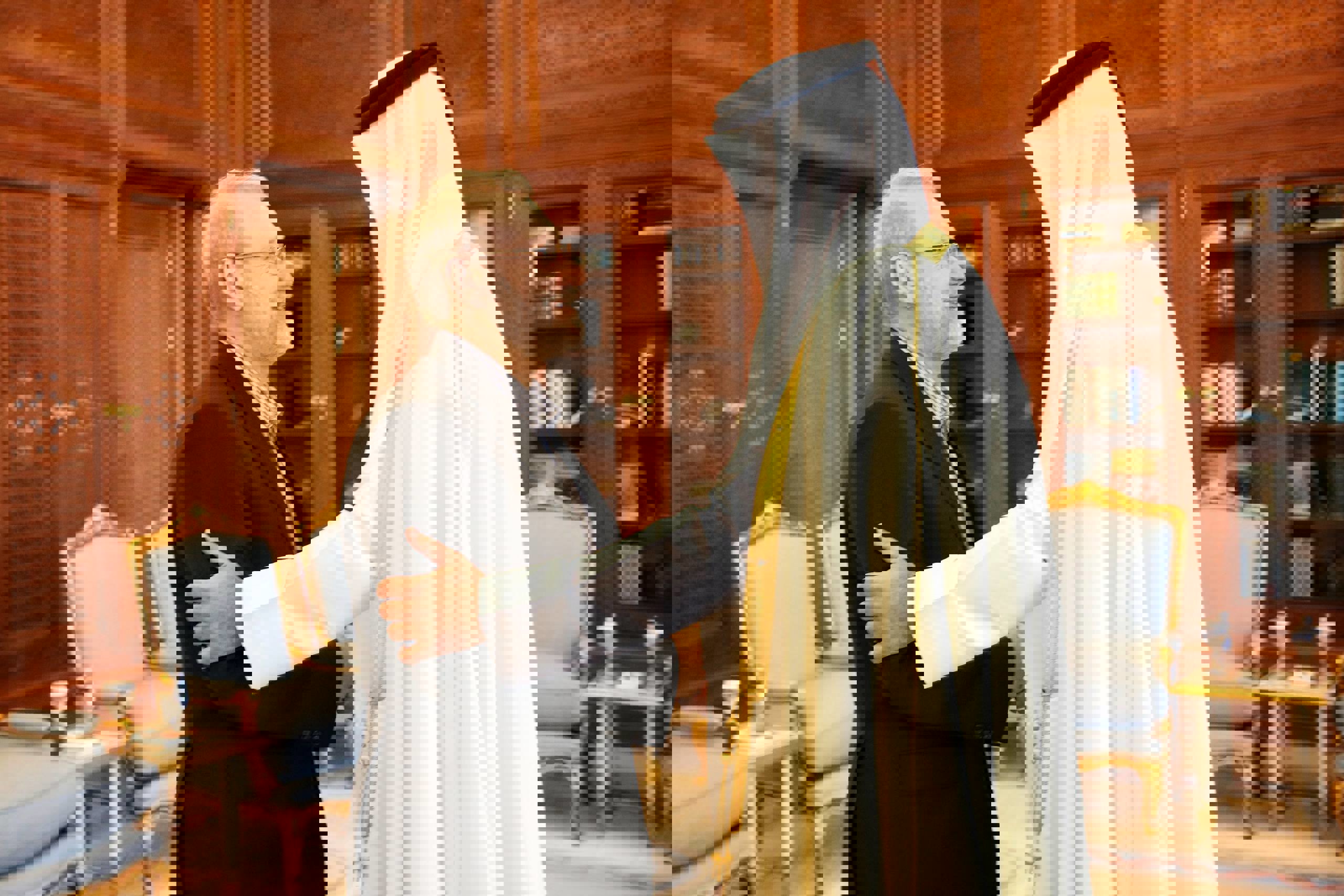 لاریجانی با امیر قطر دیدار کرد