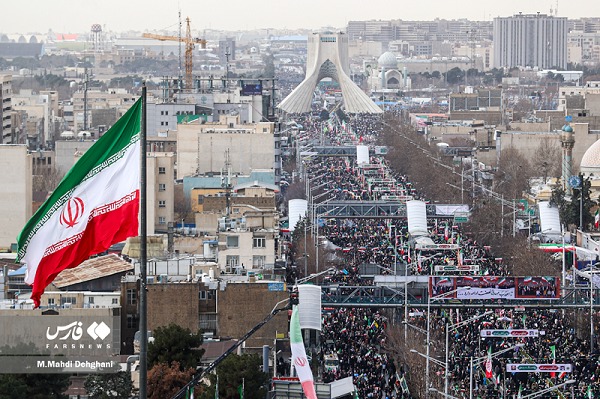 گزارش میدانی فارس از برآورد جمعیت راهپیمایی ۲۲ بهمن؛ ۲۳ تا ۲۶ میلیون نفر