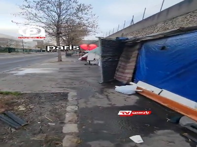 بی‌خانما‌ن‌های در چندقدمی برج ایفل!