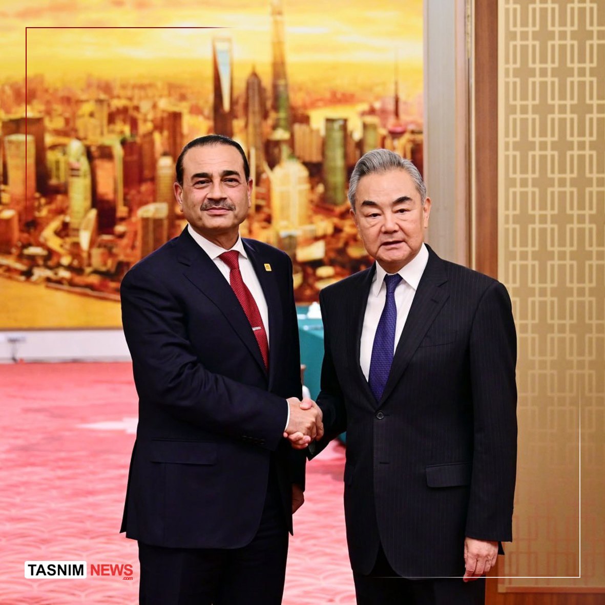 استقبال نخست‌وزیر چین از نخست‌وزیر پاکستان در پکن