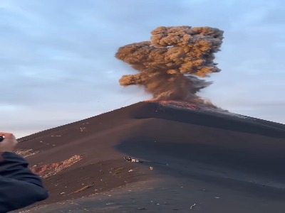 فوران آتشفشان در گواتمالا
