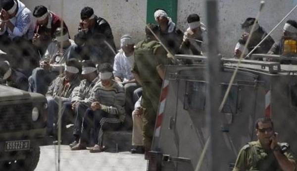 شکنجه اسرای فلسطینی زیر آفتاب سوزان