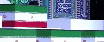 ادای احترام گروهی از کتائب حزب‌الله عراق به پیکر رهبر شهید‌