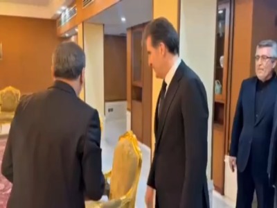 دیدار نیچروان بارزانی با عراقچی