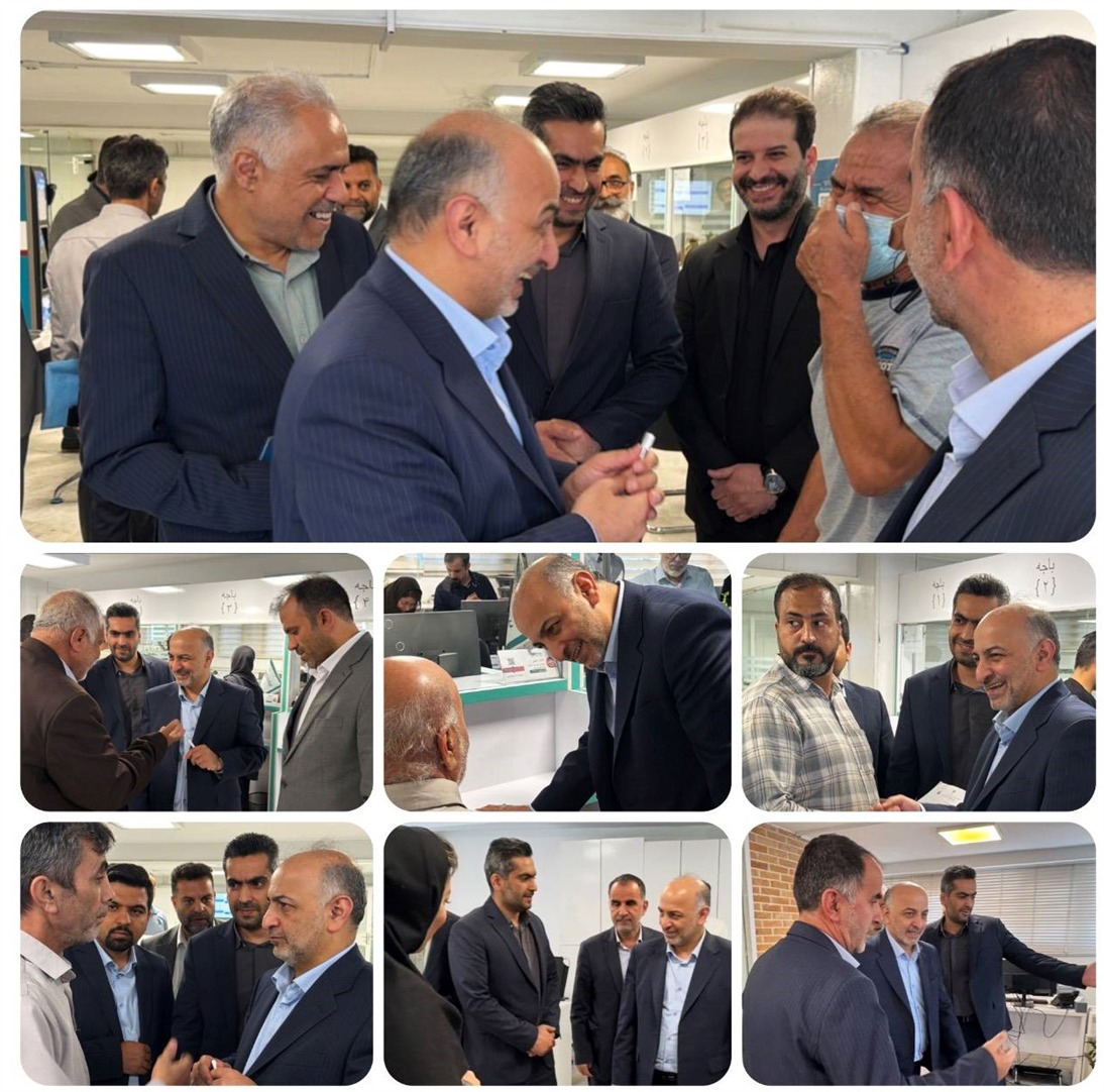 مدیرعامل بیمه دی از شعبه تخصصی بیمه‌های درمان بازدید کرد
