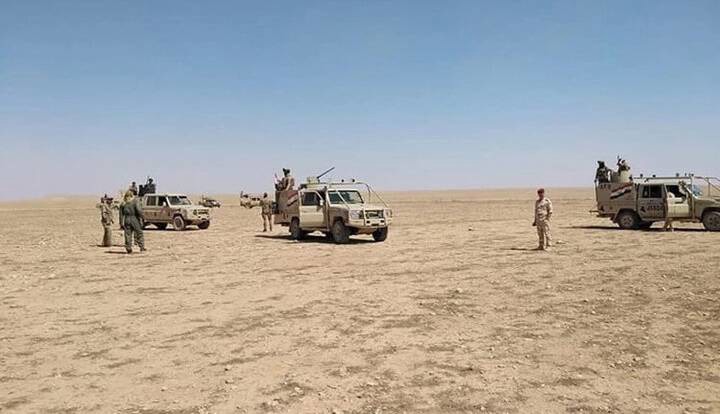 تدابیر شدید امنیتی الحشد الشعبی پس از پرواز هواپیماهای ناشناس بر فراز رمادی