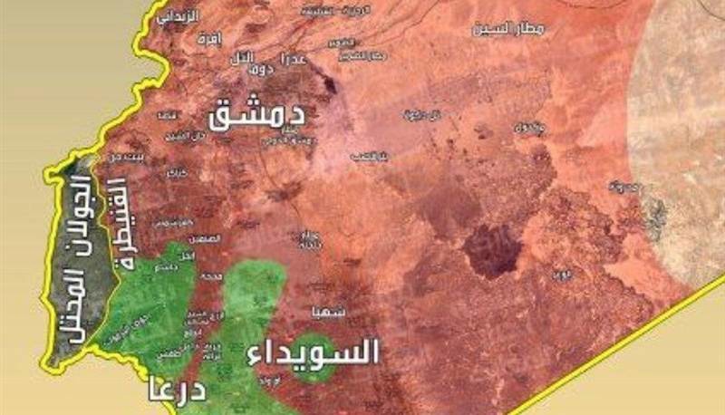 پرواز گسترده جنگنده‌های اسرائیلی در آسمان استان درعا