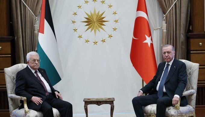 اردوغان در دیدار محمود عباس: حمایت از فلسطین مسئولیت همه بشریت است