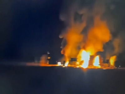 آتش کشیده شدن تأسیسات سری استارلینک در بلغارستان