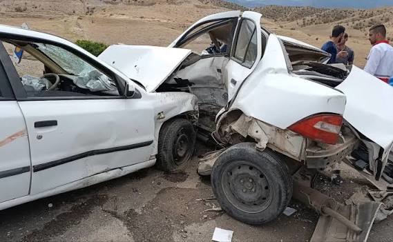 تصادف مرگبار ۲ دستگاه سمند در جاده چذابه با ۲ کشته و ۲ مصدوم
