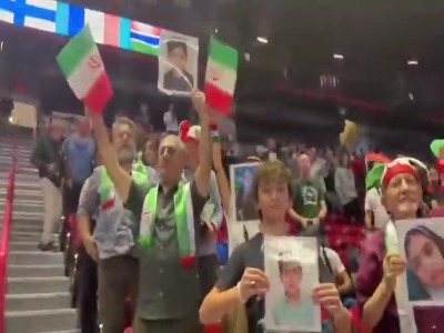 کودکان شهید میناب هم در جشن قهرمانی ایران در آمریکا حاضر بودند