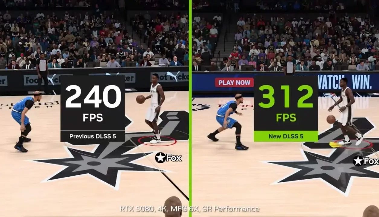 فناوری DLSS ۵ اکنون ۱۰ برابر سریع‌تر از زمان معرفی است و بازیکنان NBA ۲K۲۷ همین حالا می‌توانند از آن استفاده کنند