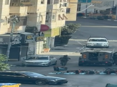 تصاویری از انسداد مناطقی از الخلیل توسط صهیونیست‌ها