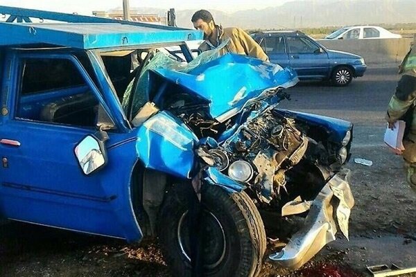 تصادف مرگبار نیسان با پراید ۳ کشته برجا گذاشت